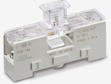【標準在庫品】サトーパーツ F-700-AL ヒューズホルダー 横型連結式(溶断表示付)